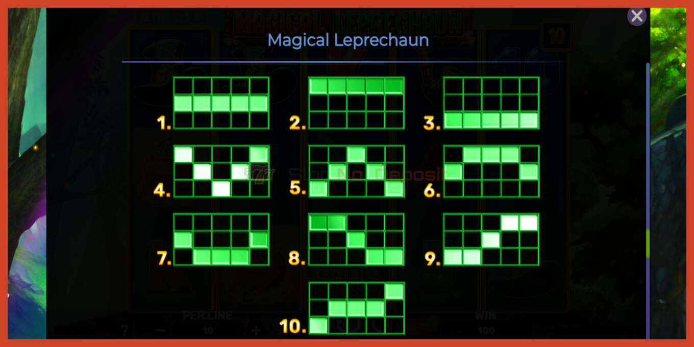 Slot තිර රුවක්: Magical Leprechaun තැන්පතු නැත, අංකය - 7