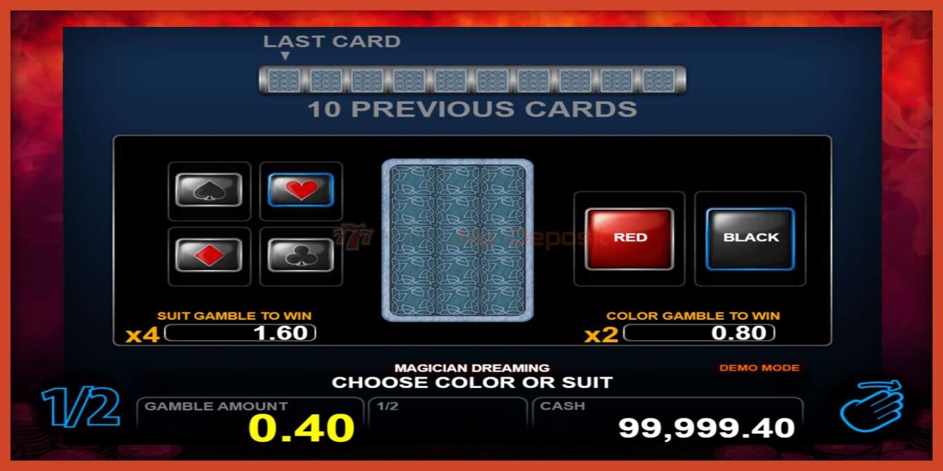 Slot screenshot: Magician Dreaming no deposit, number - 3