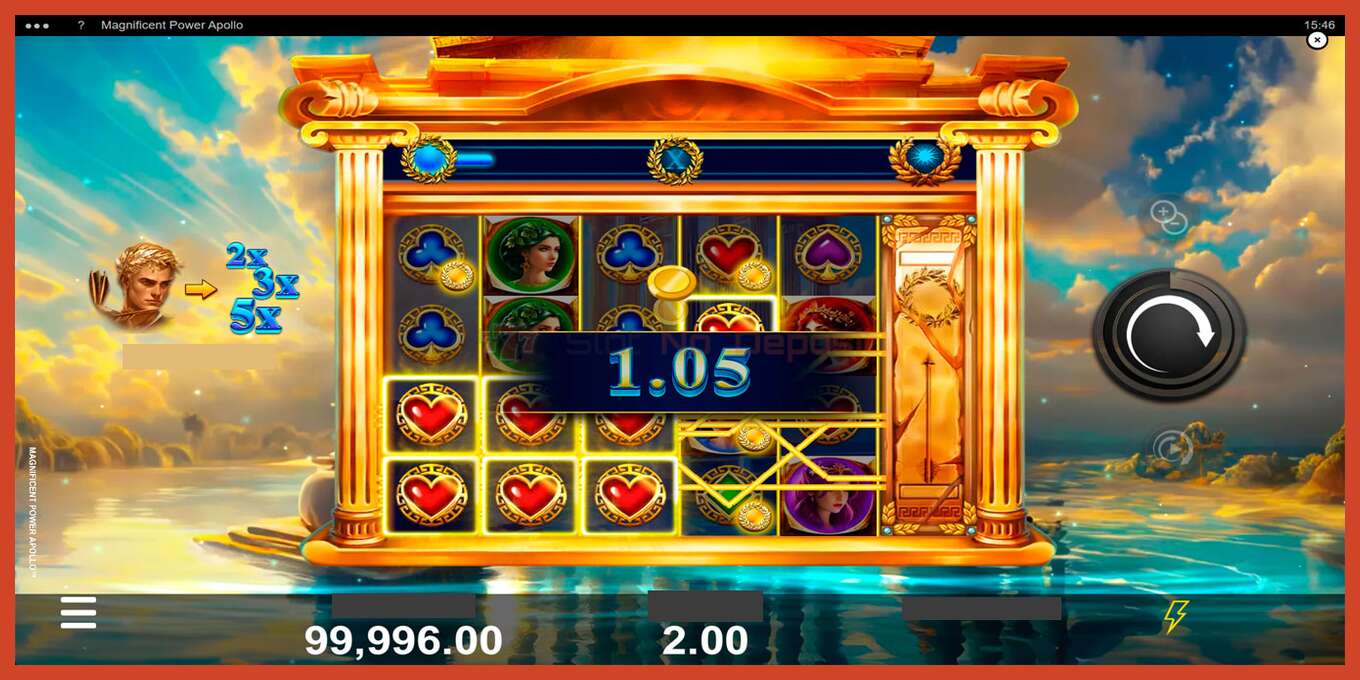 Slot screenshot: Magnificent Power Apollo hakuna amana, nambari - 2