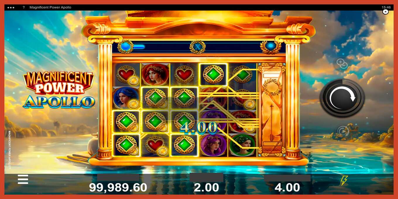 Slot screenshot: Magnificent Power Apollo hakuna amana, nambari - 3