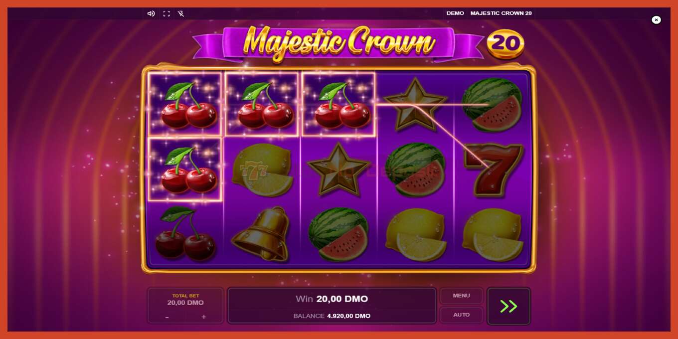 Slot-Screenshot: Majestic Crown 20 keine anzahlung, nummer - 2