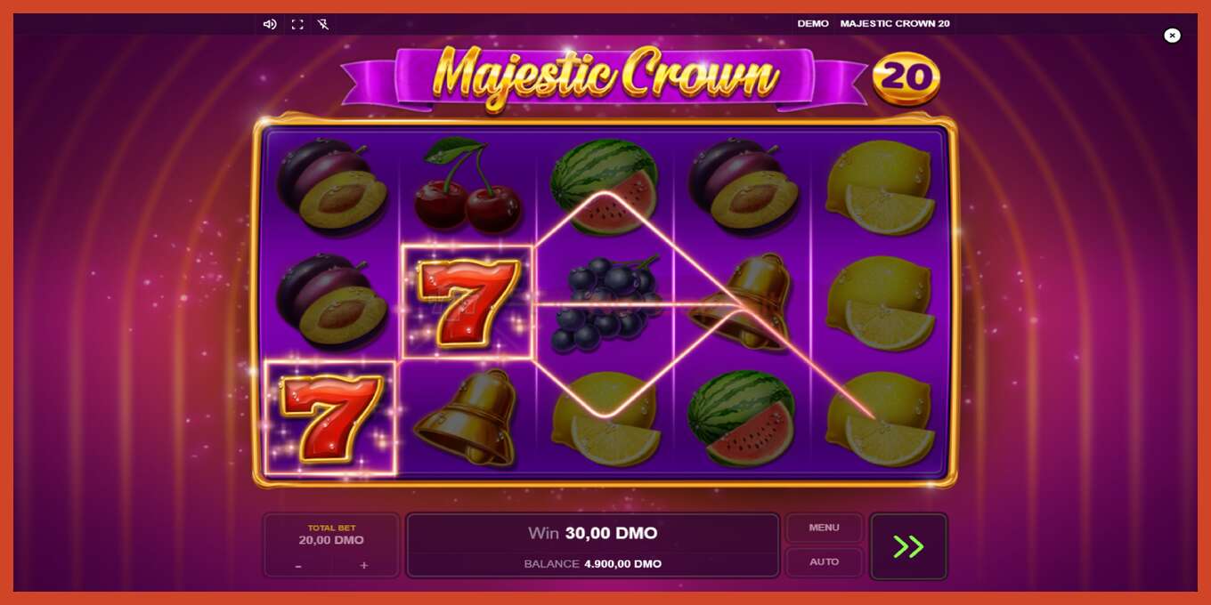 Slot-Screenshot: Majestic Crown 20 keine anzahlung, nummer - 4