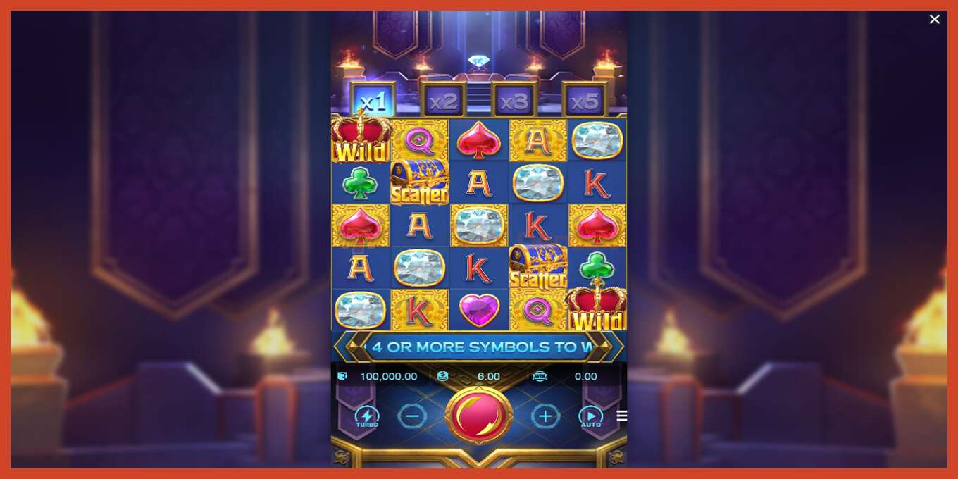 Slot screenshot: Majestic Treasures no deposit, number - 2