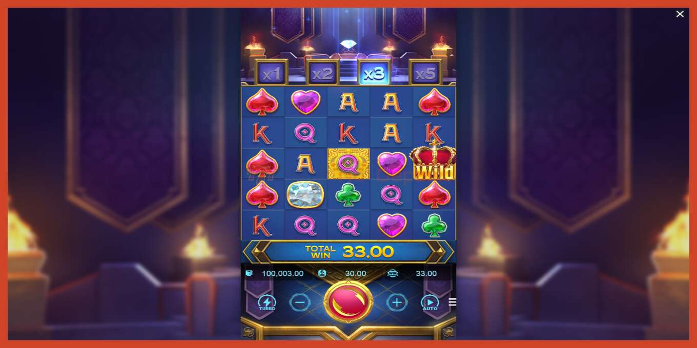 Slot screenshot: Majestic Treasures no deposit, number - 3