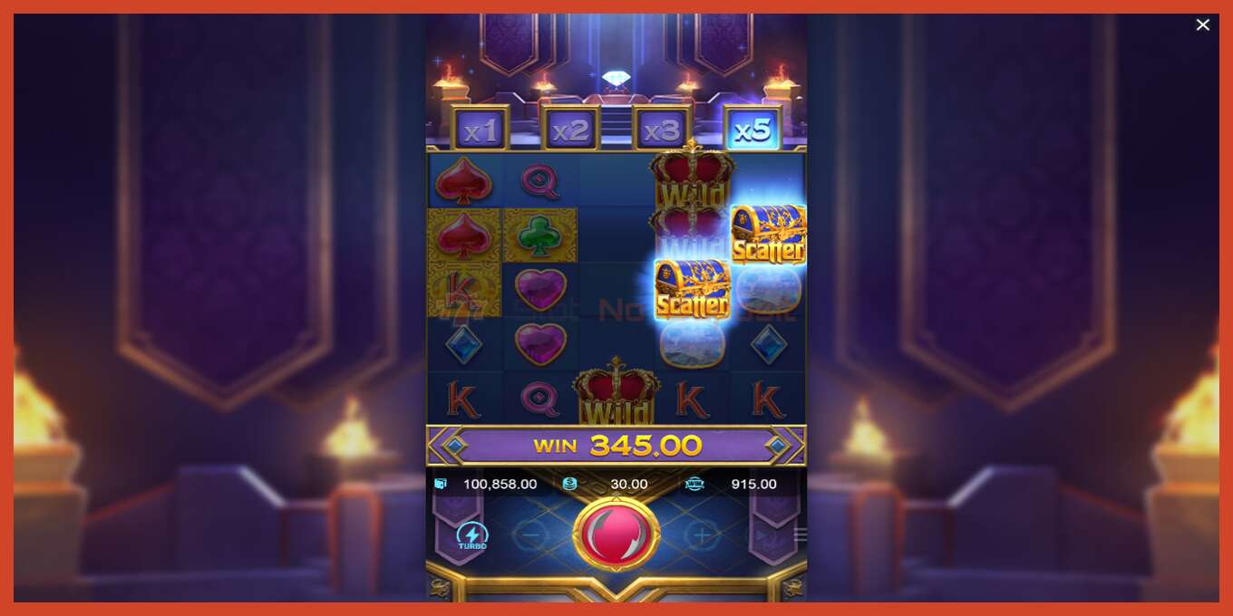 Slot screenshot: Majestic Treasures no deposit, number - 4