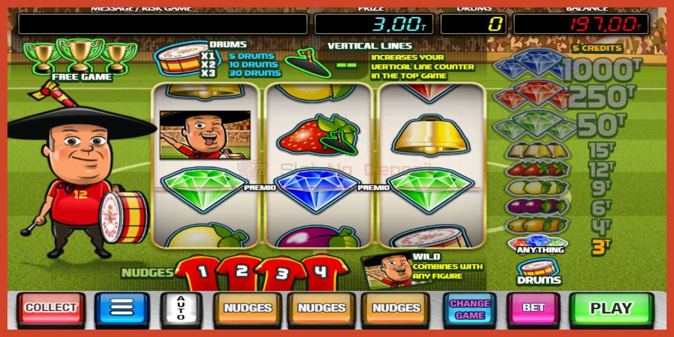 Slot screenshot: Manolo el del Bombo Alemania 2024 no deposit, number - 2