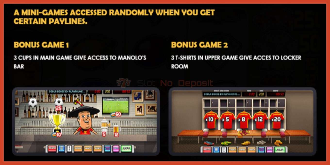 Slot screenshot: Manolo el del Bombo Alemania 2024 no deposit, number - 4