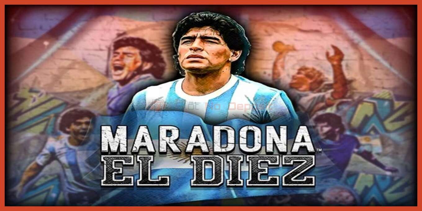 Slot screenshot: Maradona El Diez no deposit, number - 1