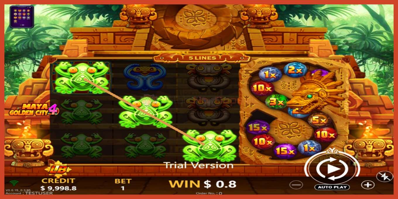 Slot screenshot: Maya Golden City 4 no deposit, number - 2