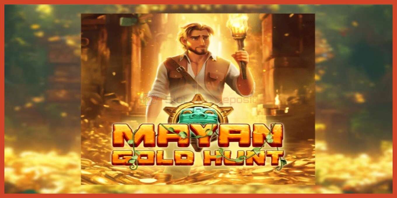 Slot screenshot: Mayan Gold Hunt no deposit, number - 1