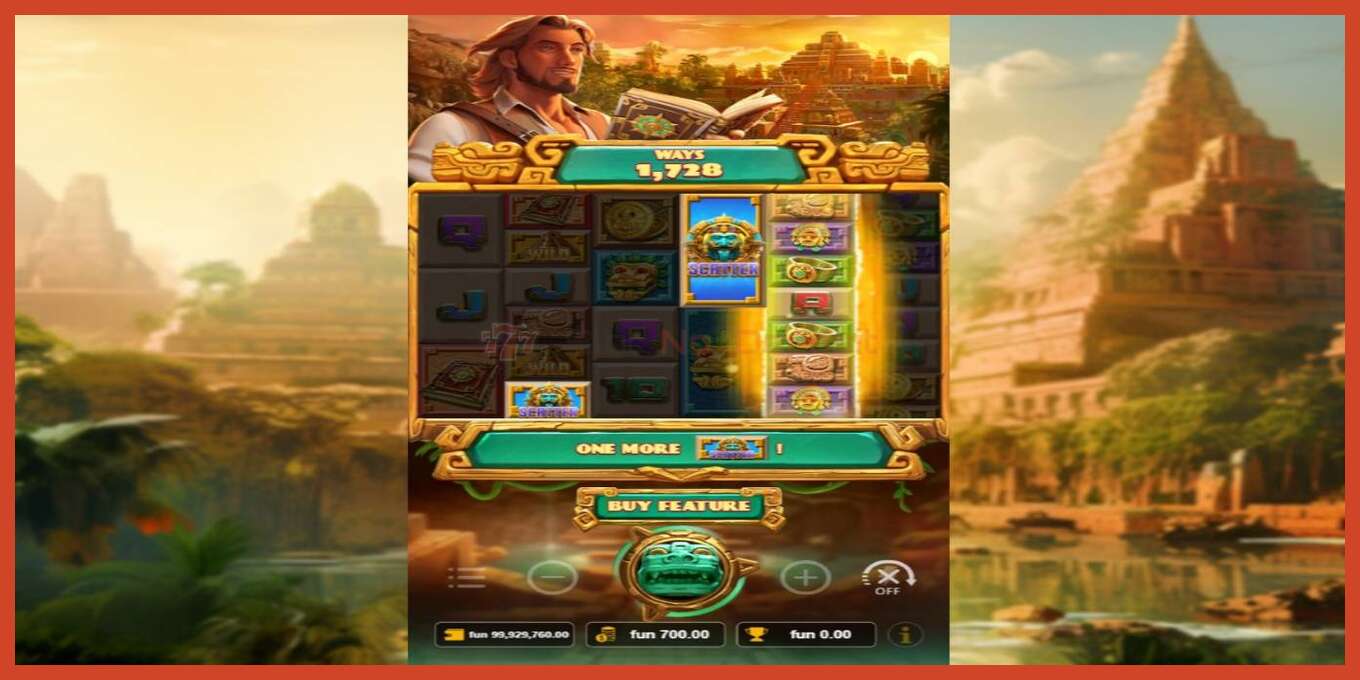 Slot screenshot: Mayan Gold Hunt no deposit, number - 4