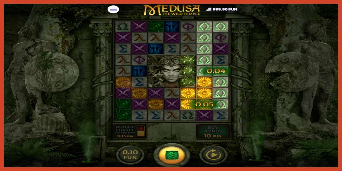 スロットのスクリーンショット: Medusa The Wild Temple デポジットなし, 番号 - 2