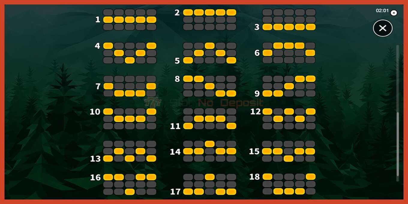 Slot screenshot: Mega Bear no deposit, number - 7