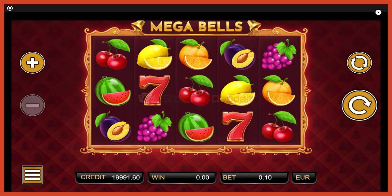 Slot screenshot: Mega Bells bez depozita, broj - 1