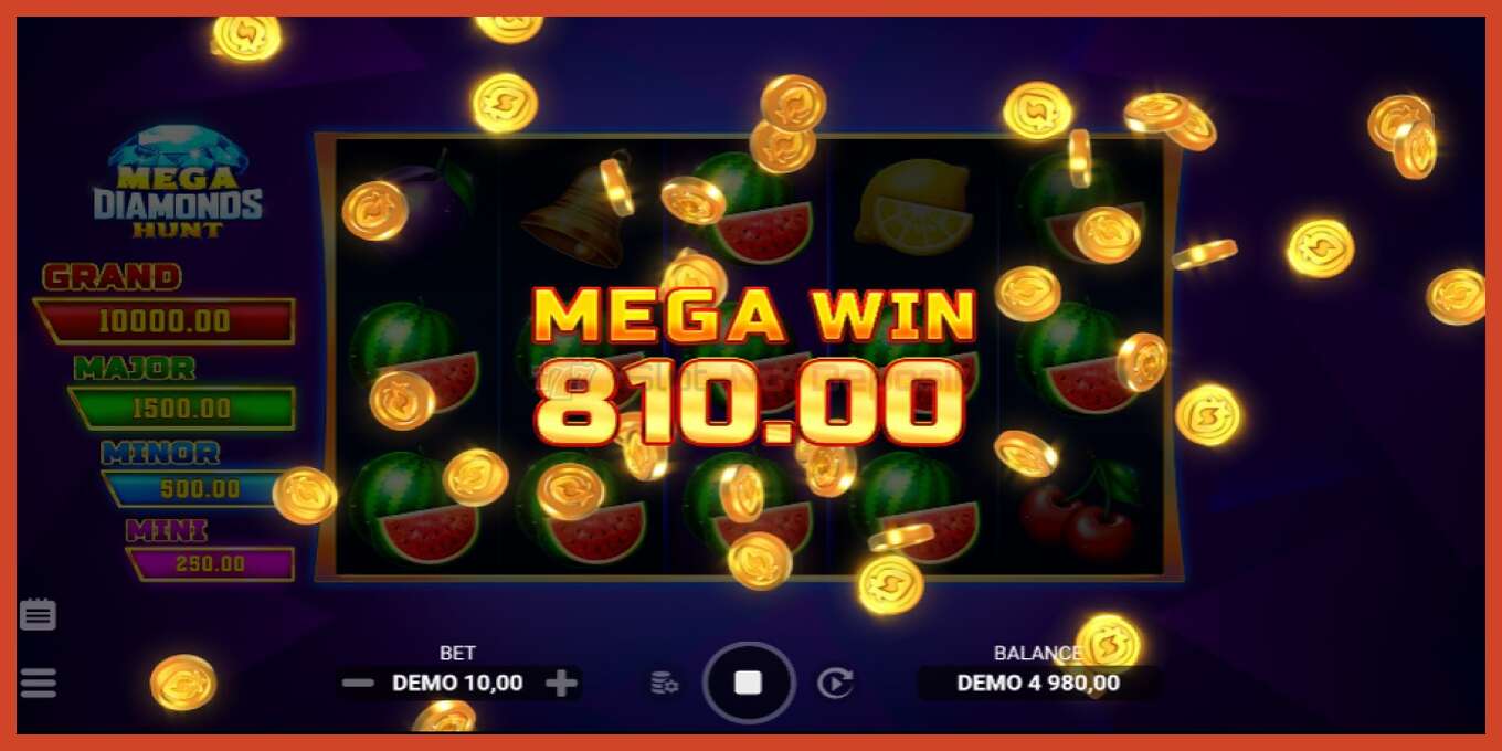 Slot skrinshoti: Mega Diamonds Hunt depozit yoq, raqam - 3