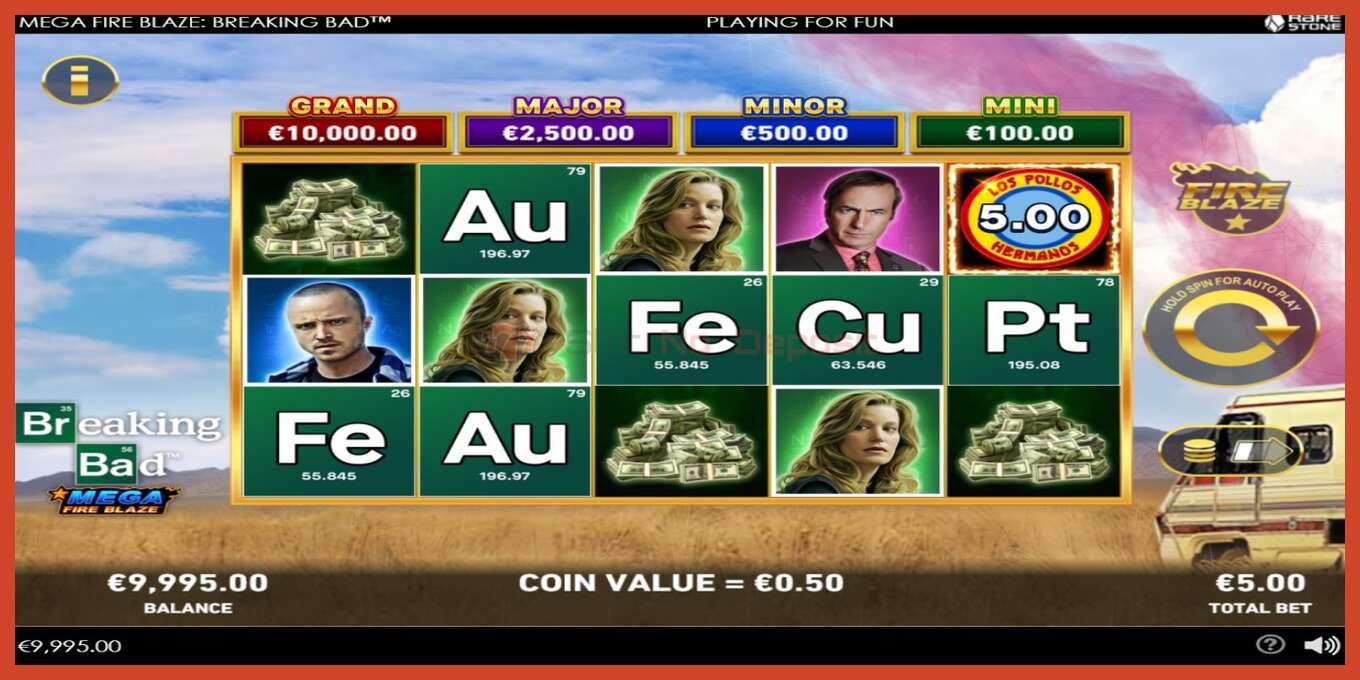 Slot screenshot: Mega Fire Blaze: Breaking Bad no deposit, number - 2