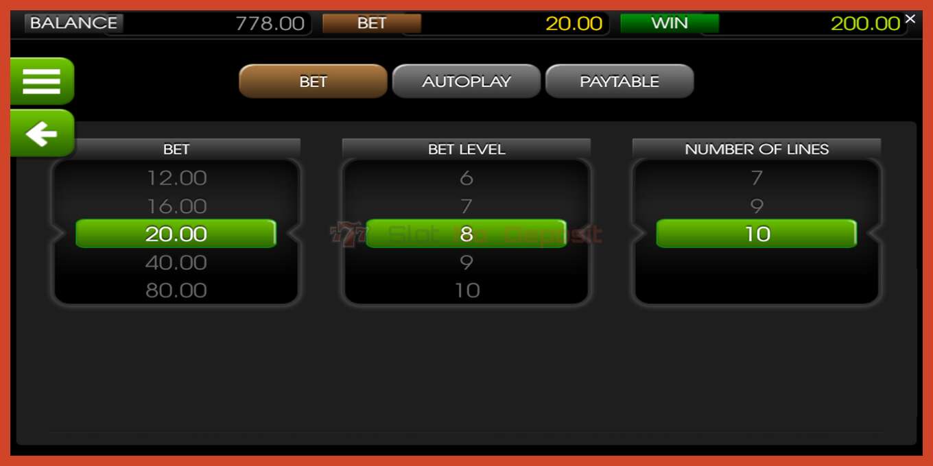 Slot screenshot: Mega Gems no deposit, number - 7