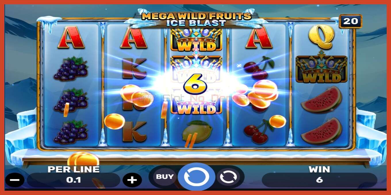 Слот скриншоты: Mega Wild Fruits - Ice Blast депозит жоқ, саны - 2