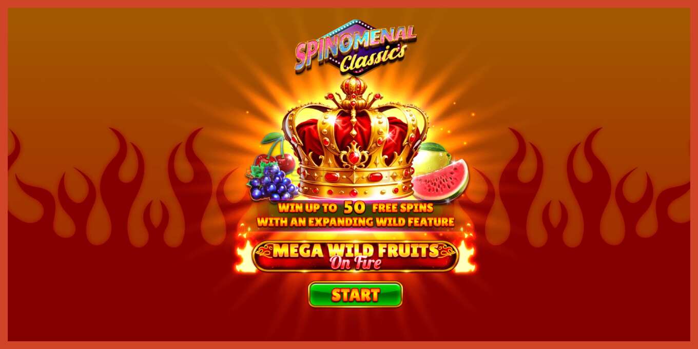 Captura de pantalla do slot: Mega Wild Fruits - On Fire sen depósito, número - 1