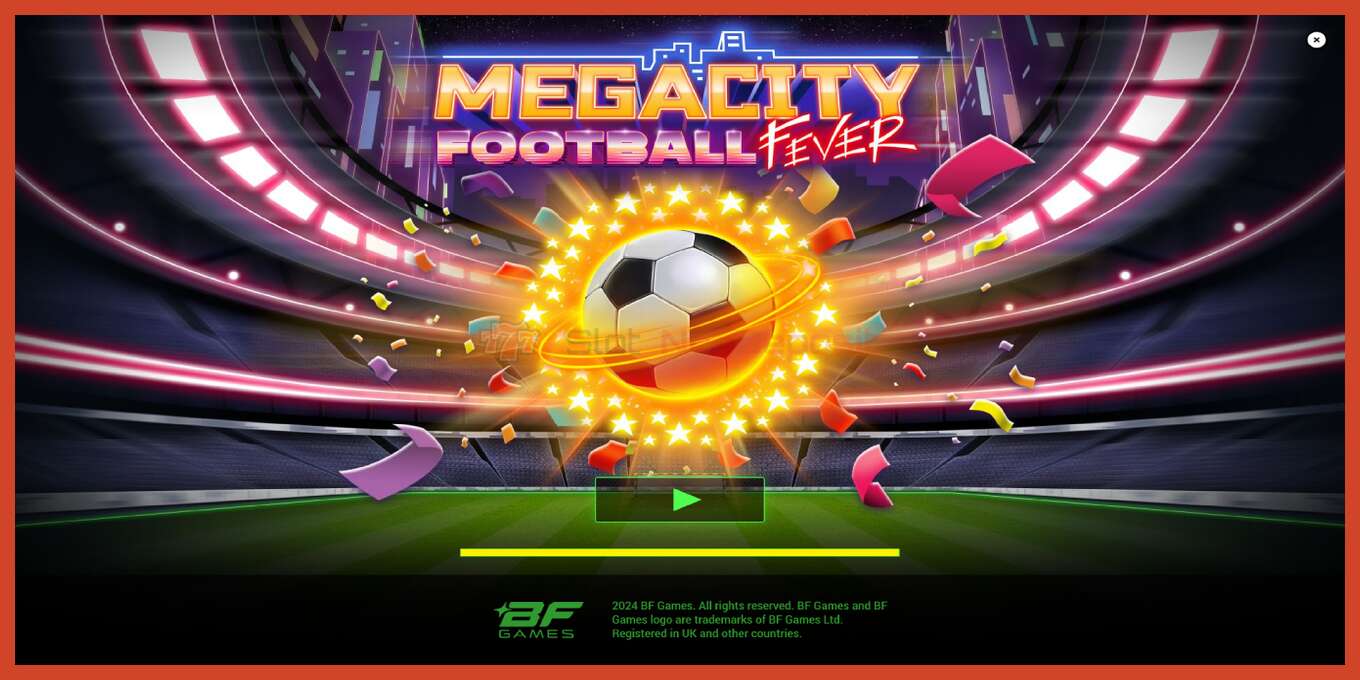 老虎机截图: Megacity Football Fever 没有押金, 数字 - 1