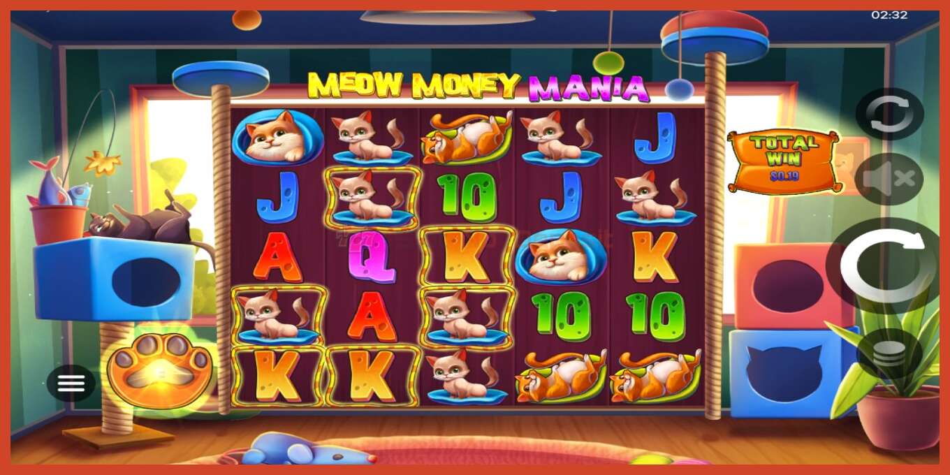 Ảnh chụp màn hình khe: Meow Money Mania không có tiền đặt cọc, con số - 2