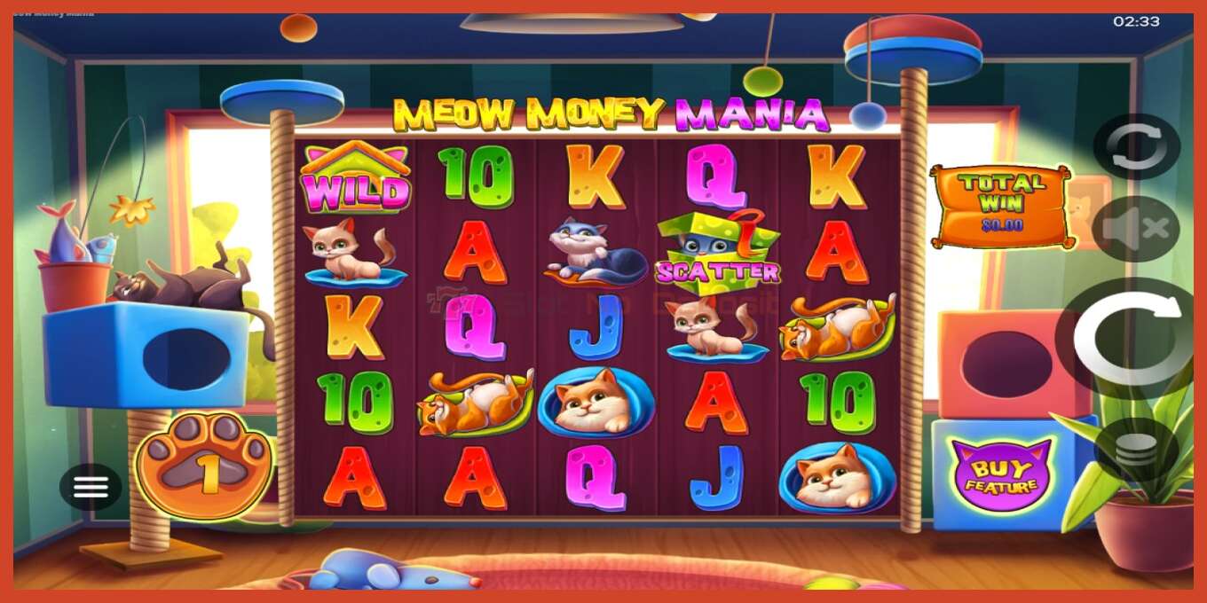 Ảnh chụp màn hình khe: Meow Money Mania không có tiền đặt cọc, con số - 3