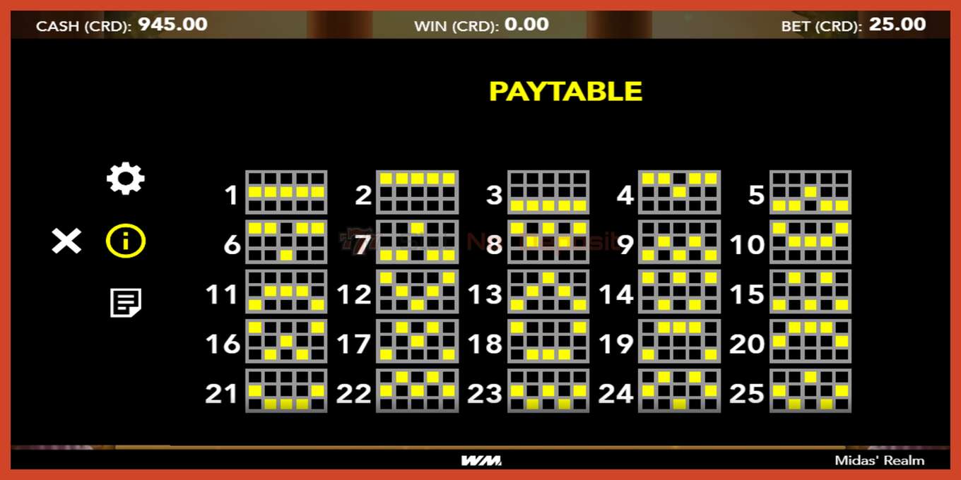 Schermata della fessura: Midas Realm nessun deposito, numero - 5