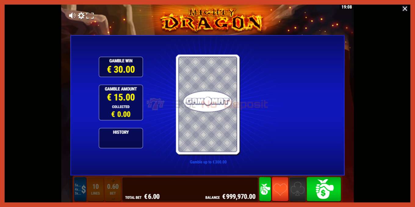 Slot screenshot: Mighty Dragon no deposit, number - 3