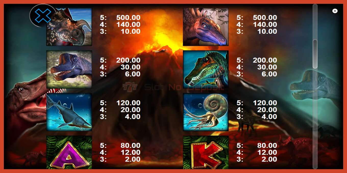 Slot screenshot: Mighty Rex no deposit, number - 6