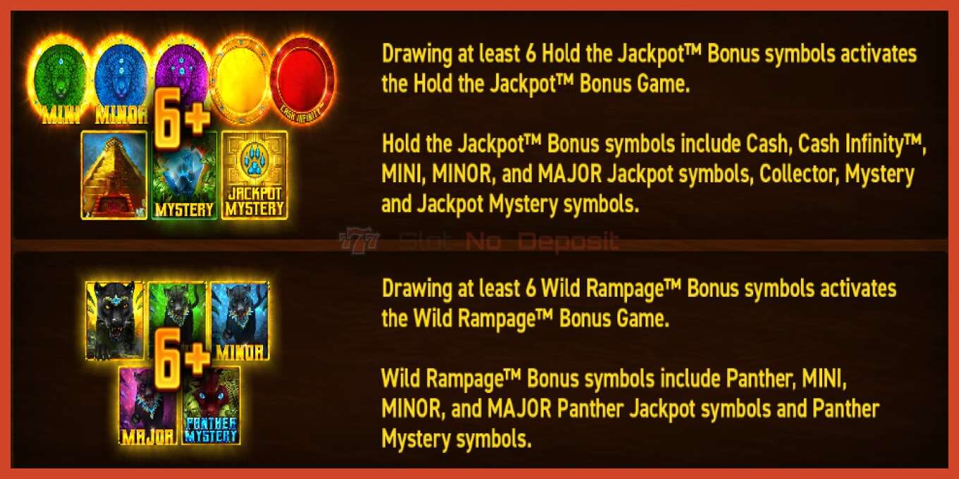 Slot screenshot: Mighty Wild: Panther Grand Diamond Edition Halloween Jackpots no deposit, number - 3