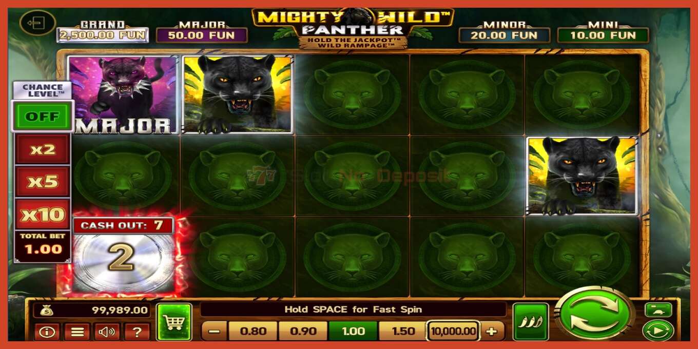 Ảnh chụp màn hình khe: Mighty Wild: Panther Grand Platinum Edition không có tiền đặt cọc, con số - 3