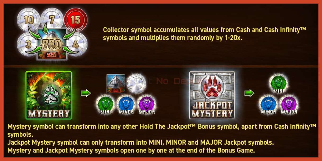 老虎机截图: Mighty Wild: Panther Grand Platinum Edition Halloween Jackpots 没有押金, 数字 - 5