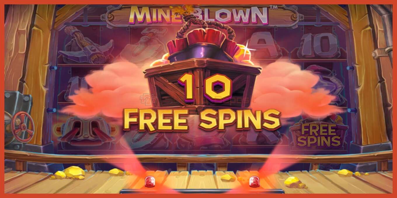 Slot screenshot: Mine Blown no deposit, number - 3