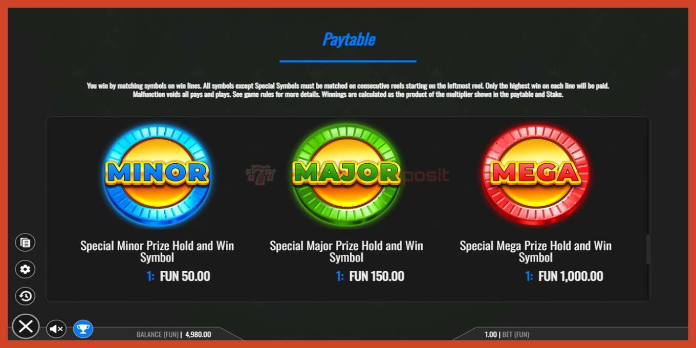 Slot screenshot: Minted Coins no deposit, number - 4