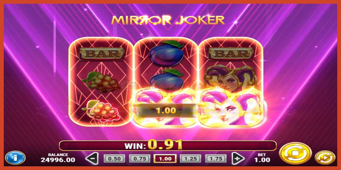 Slot screenshot: Mirror Joker bez depozita, broj - 3