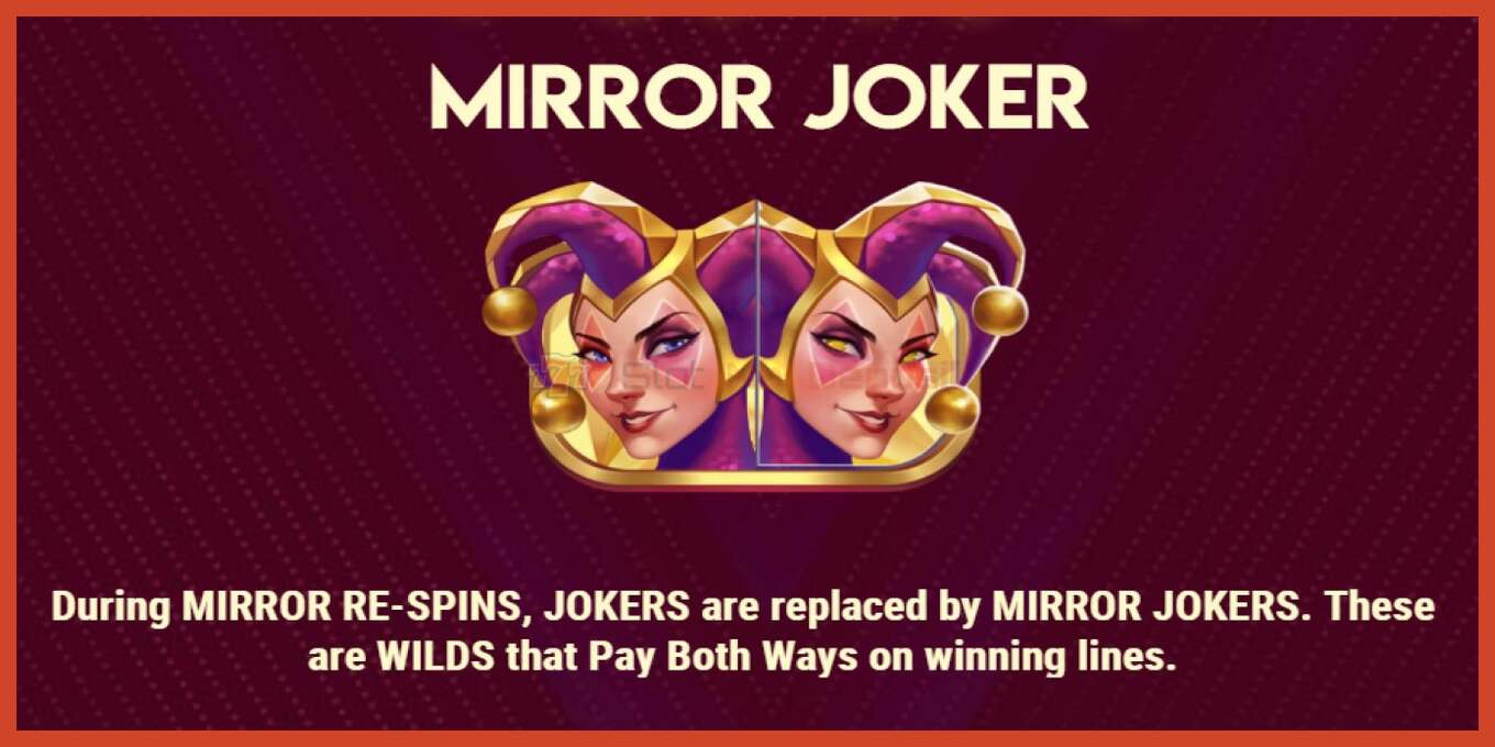 Slot screenshot: Mirror Joker bez depozita, broj - 6