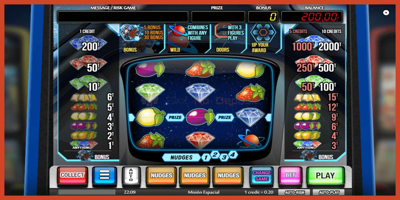 Slot screenshot: Mision Espacial no deposit, number - 1