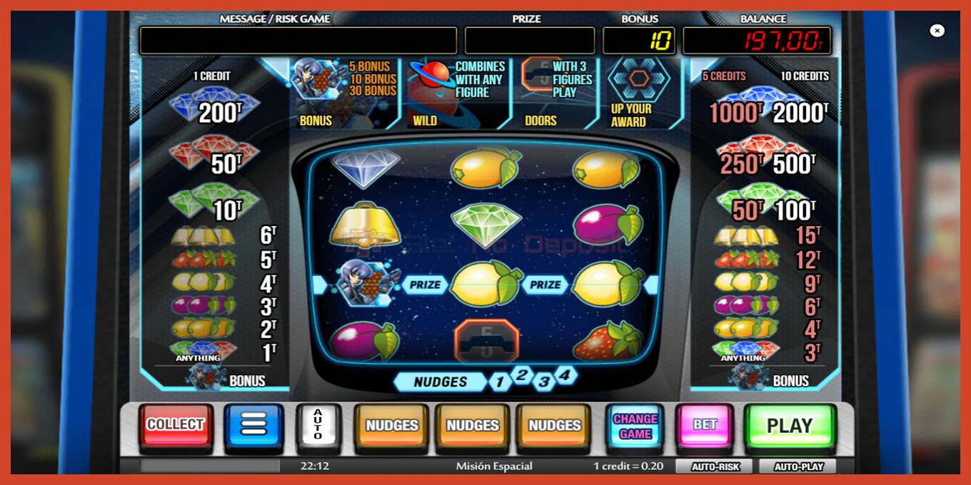 Slot screenshot: Mision Espacial no deposit, number - 2