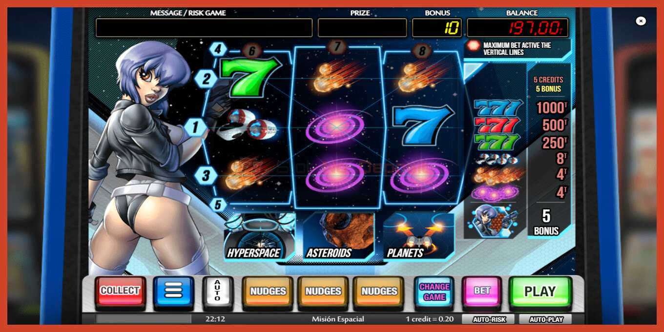 Slot screenshot: Mision Espacial no deposit, number - 3