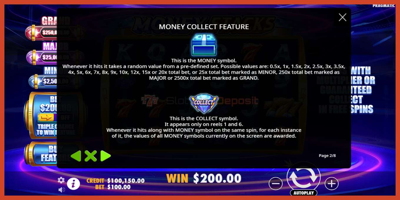 Captură de ecran pentru slot: Money Blitz fara depozit, număr - 6