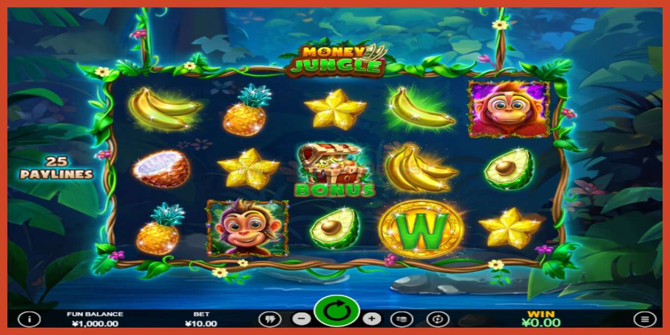 Slot screenshot: Money Jungle no deposit, number - 1