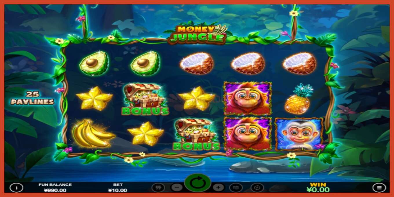 Slot screenshot: Money Jungle no deposit, number - 3