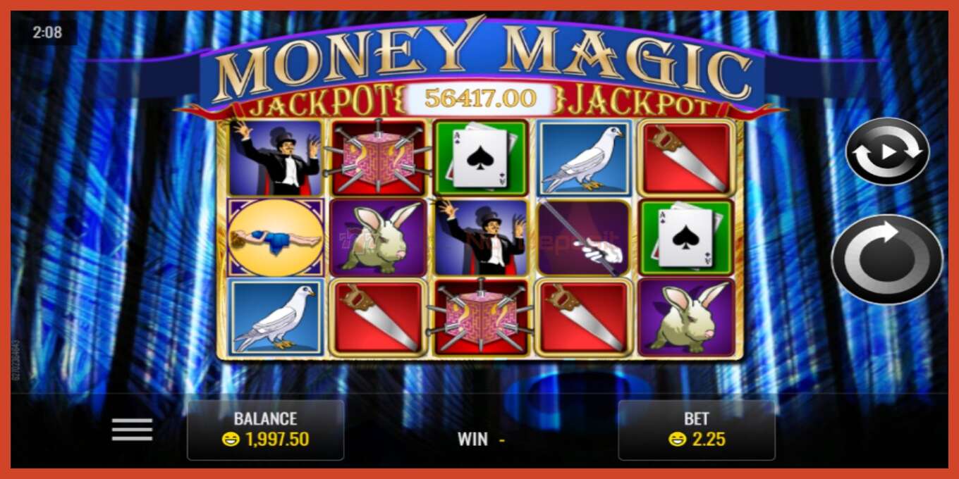 Slot screenshot: Money Magic no deposit, number - 1