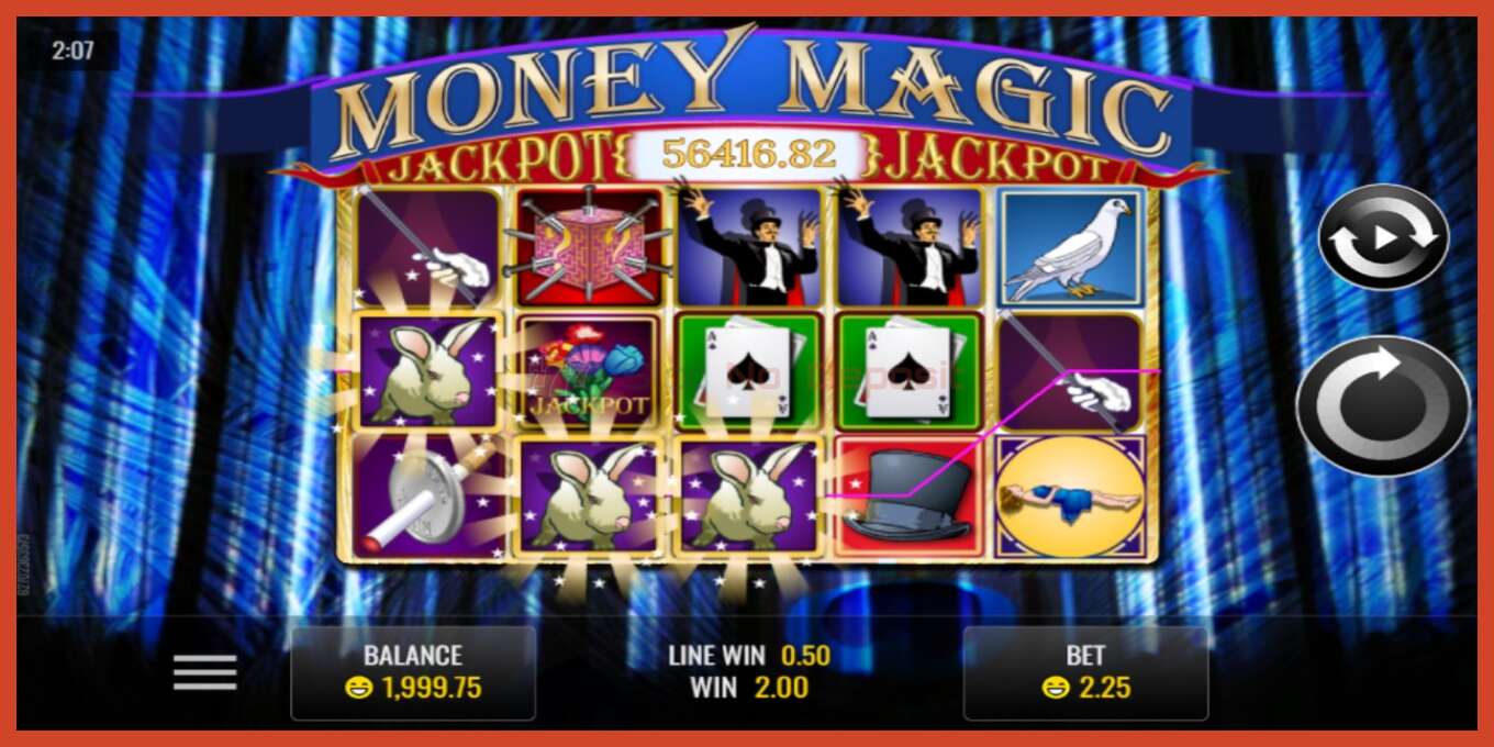 Slot screenshot: Money Magic no deposit, number - 2