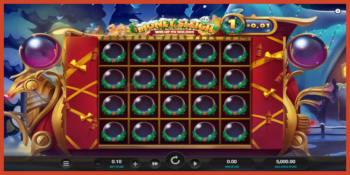 Slot screenshot: Money Sleigh no deposit, number - 2