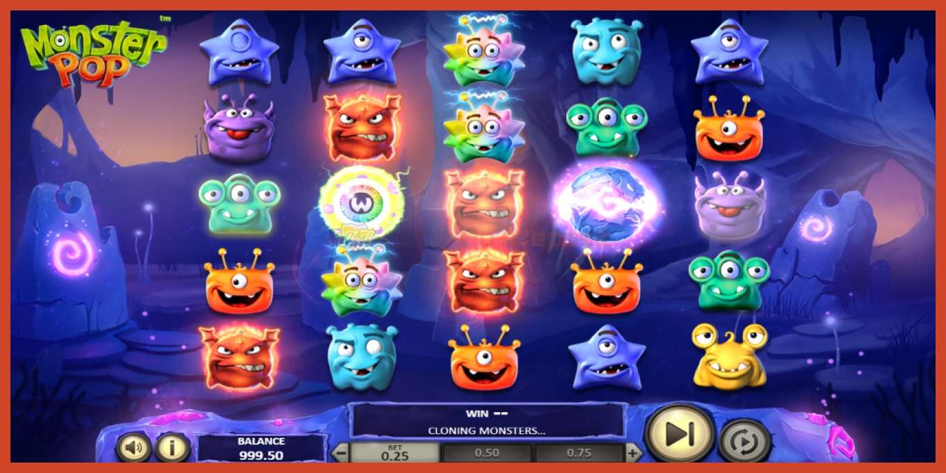 Slot screenshot: Monster Pop no deposit, number - 2