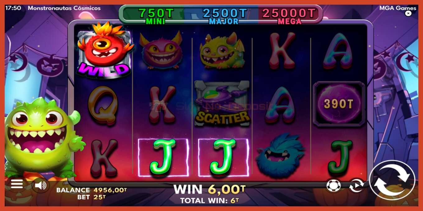 Slot screenshot: Monstronautas Cosmicos no deposit, number - 3