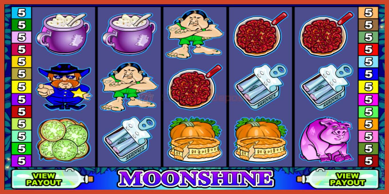 Slot skrinshoti: Moonshine depozit yoq, raqam - 2