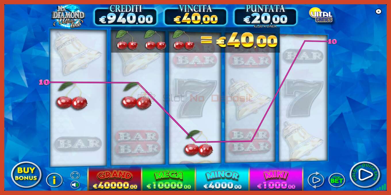 Slot screenshot: Mr. Diamond Ultra Link hakuna amana, nambari - 2