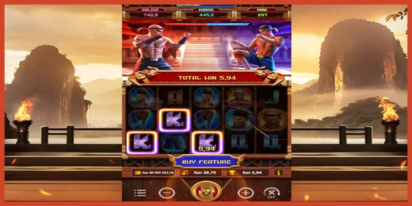 Slot screenshot: Muay Thai Arena no deposit, number - 3